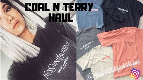 COAL N TERRY HAUL + FIRST IMPRESSIONS + YSL TEE